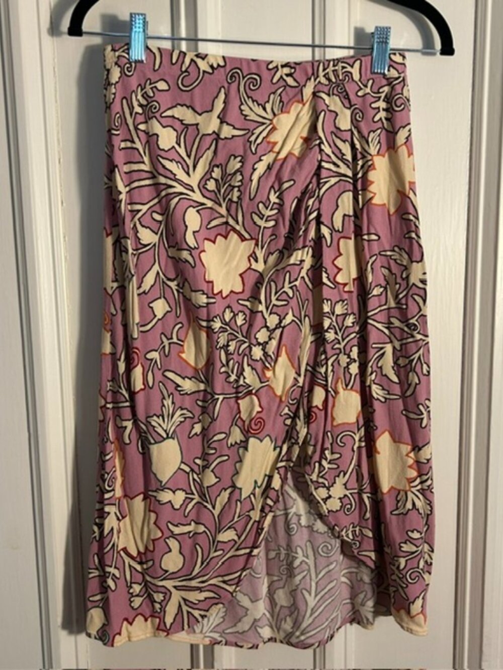 Knox Rose Faux Wrap Skirt | Size Small
